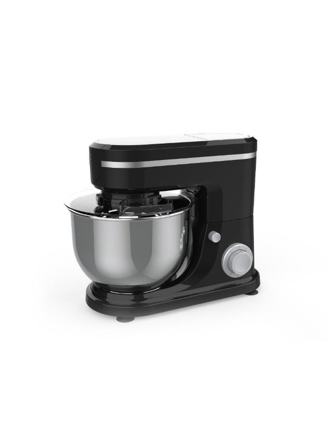 دينكس خلاط كهربائي قوي بقدرة 1000 واط، مزود بوعاء من الفولاذ المقاوم للصدأ، وتحكم متعدد السرعات للخبز والطبخ، مع ضمان لمدة عام. - Image 1